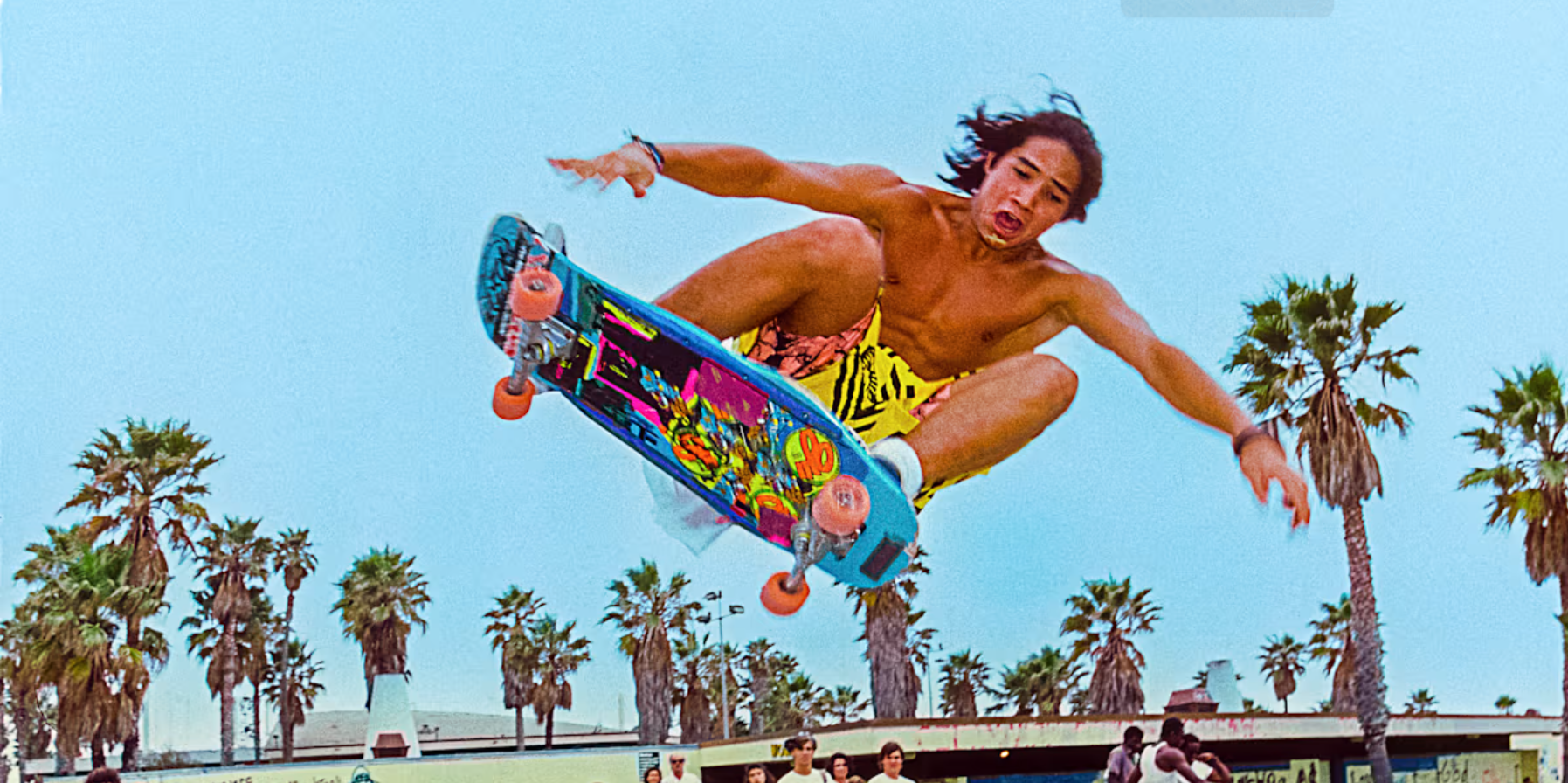 Tahun 1980-an adalah masa keemasan skateboarding, dan Christian Hosoi berada di puncak popularitasnya. Ia dikenal dengan trik-trik yang ia ciptakan sendiri, seperti "Christ Air," yang menjadi salah satu trik khasnya. Christ Air adalah trik di mana skateboarder melompat tinggi di udara sambil memegang skateboard dengan satu tangan dan meregangkan tubuh seperti simbol "salib," seolah-olah melayang di udara